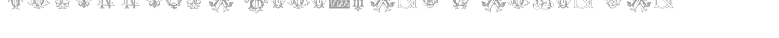 Intellecta Monograms Random Samples Four font preview